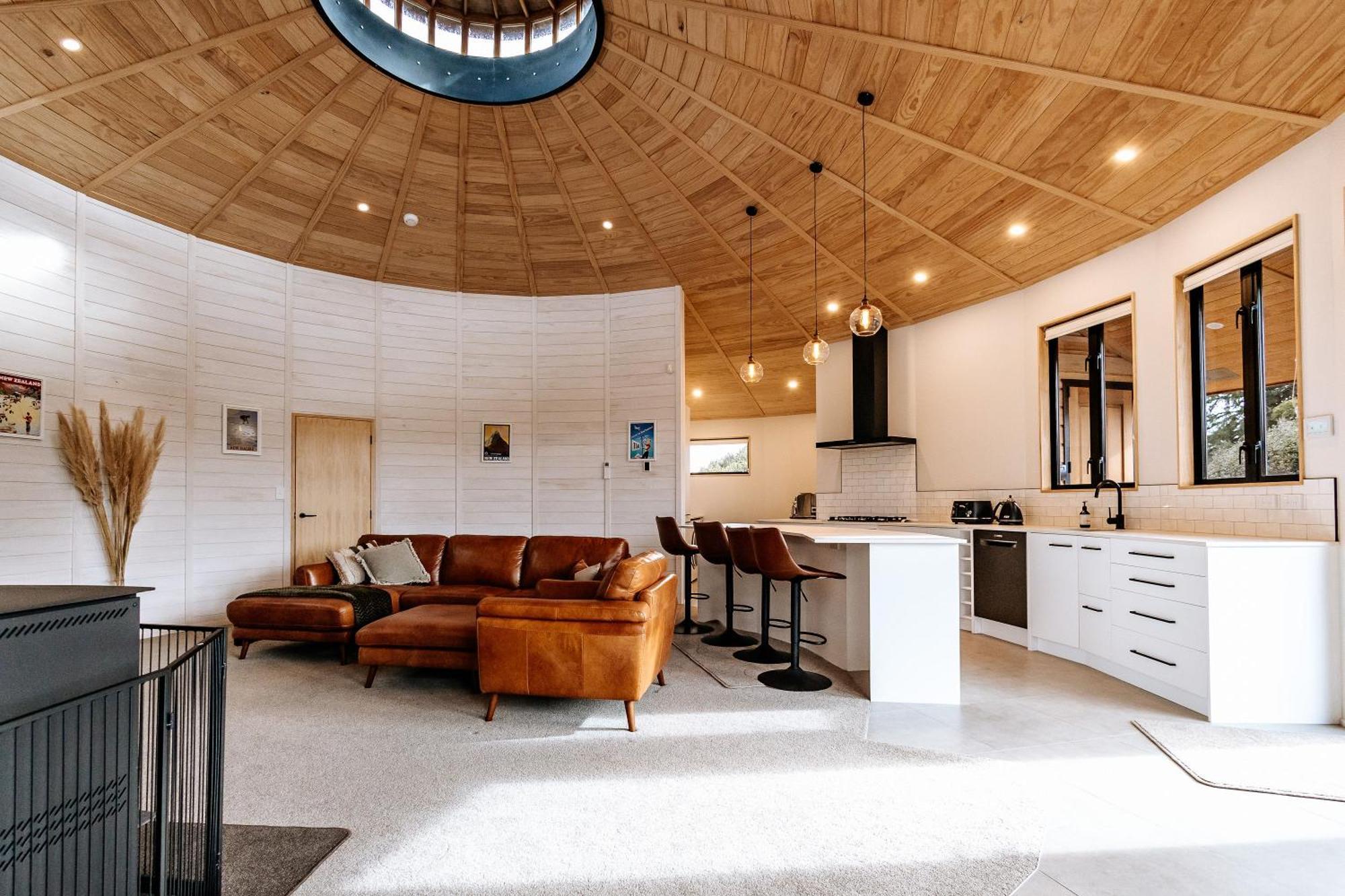 Kaho - Ohakune Holiday Home With Spa المظهر الخارجي الصورة